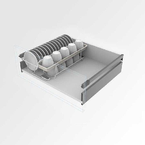 Godrej Kitchen Universal Cup & Saucer Oragniser 506 mm For Slim Ergo Tandom Box