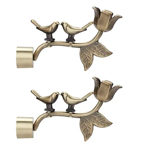 Kora Antique Finish II 2 Birds Curtain Bracket (Pack Of 2pcs)