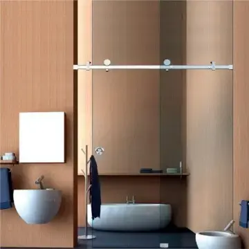 EBCO Shower Sliding Fittings - Rectangular (SSF-R75-BS (8-10mm))