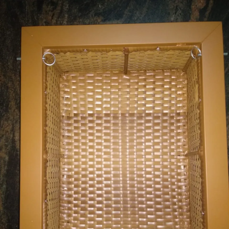 MH Groove Italian PVC Wicker Basket ( For Cabinet Width 450 mm & 600 mm)