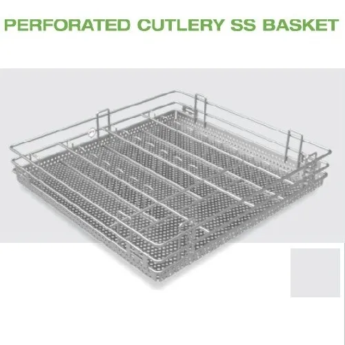 Godrej Kitchen Basket Perforated Cutlery Basket SS* 202Grade (15"*20"*4" Perforated Cutlery Basket)