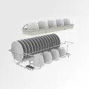 Godrej Kitchen Universal Cup & Saucer Oragniser 506 mm For Slim Ergo Tandom Box