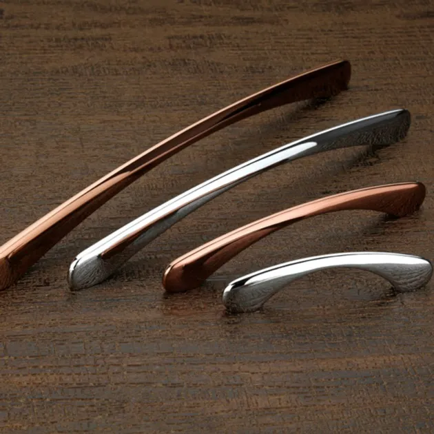 STARRS EM-202 Cabinet Handle With Chrome And Rose Gold PVD Finish