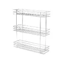 Godrej Kitchen Three Self Pullout Basket-SS 202 Grade 6"*20"*21" Three Self Pullout Basket