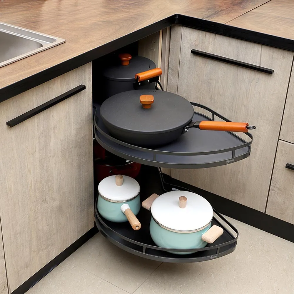 MHGROOVE SWING CORNER – GREY FINISH (865 X 495 X (600-700) mm -LEFT OPENING)