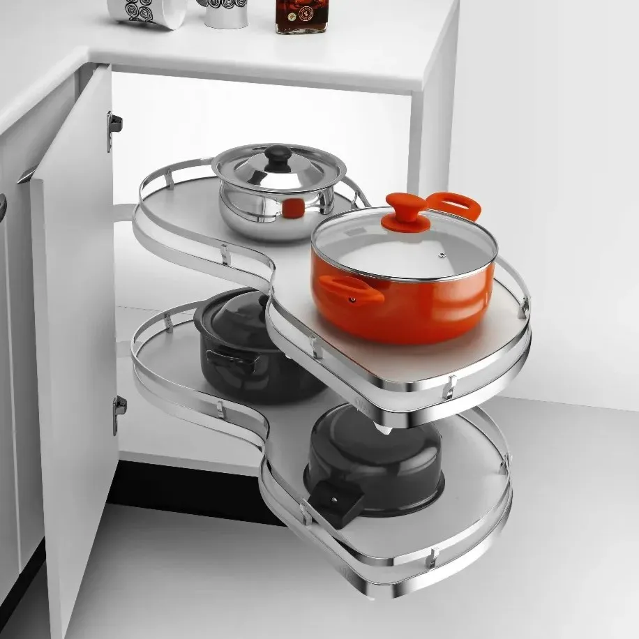 MHGROOVE DECOMICA SS CHROME SWING TRAY (865 X 495 X (600-700) mm -LEFT OPENING)