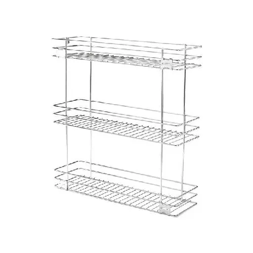 Godrej Kitchen Three Self Pullout Basket-SS 202 Grade 8"*20"*21" Three Self Pullout