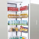 MH Groove Stainless Steel Wire Pantry Unit