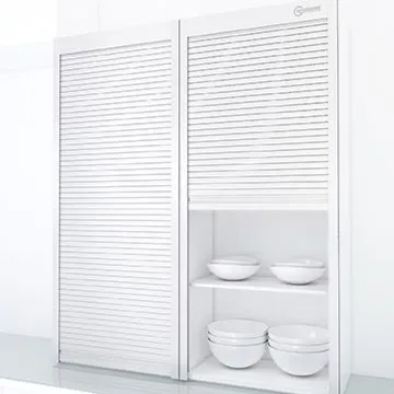 MH Groove Rolling Shutter White (PVC)