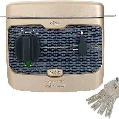 Godrej 3 KS Pentabolt Aries (6363 Pentabolt Aries 1CK DB Vegas Gold)